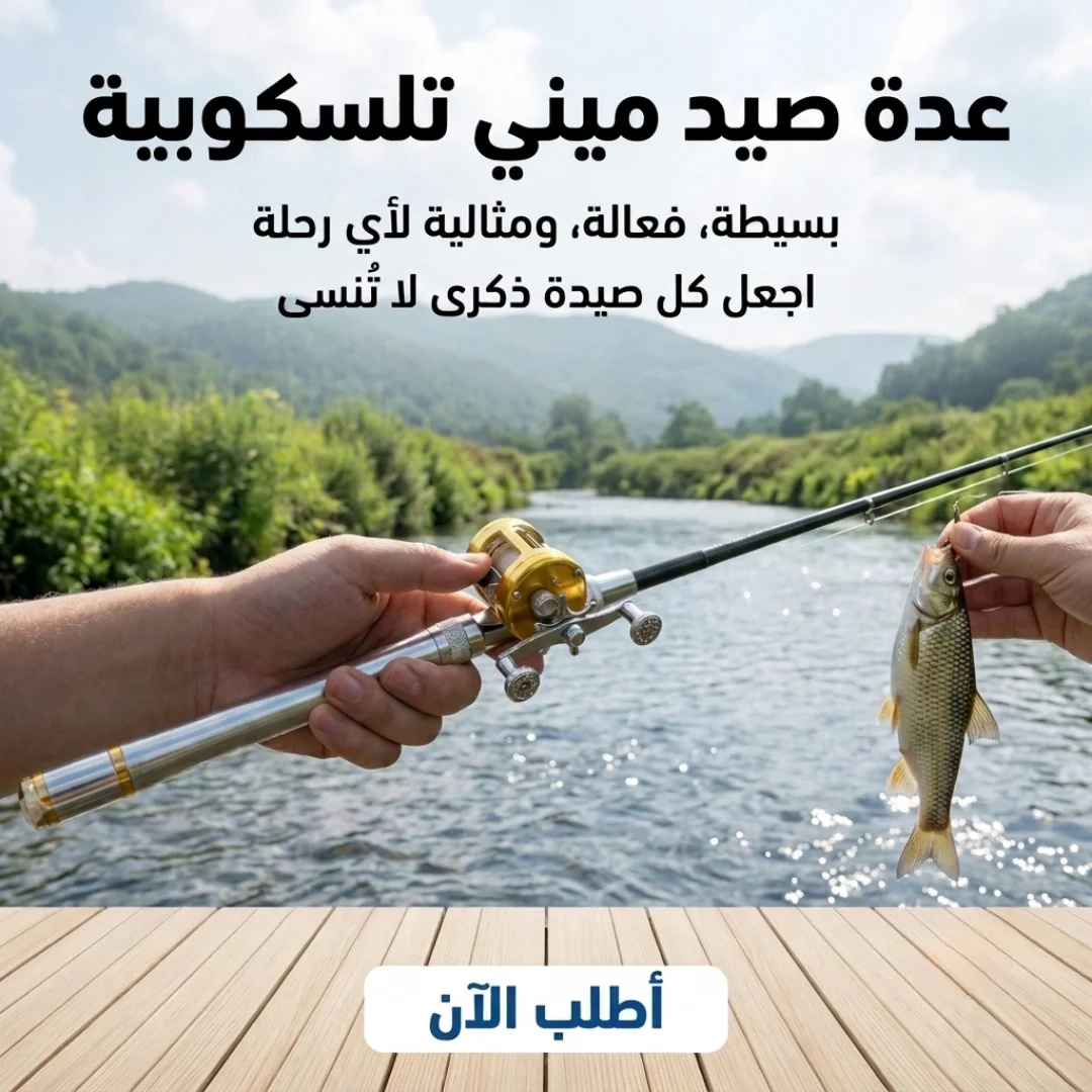 صنارة قلم قابلة للطي